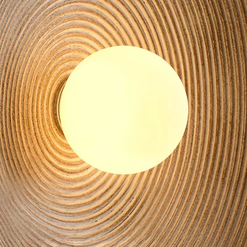 Woven Disc Wall Light Valiva