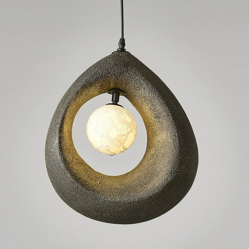 Japanese Wabi Sabi Pendant Lights Minimalist Bedroom Kitchen Island G9 LED Chandeliers Home Decor Living Room Hanging Lamps