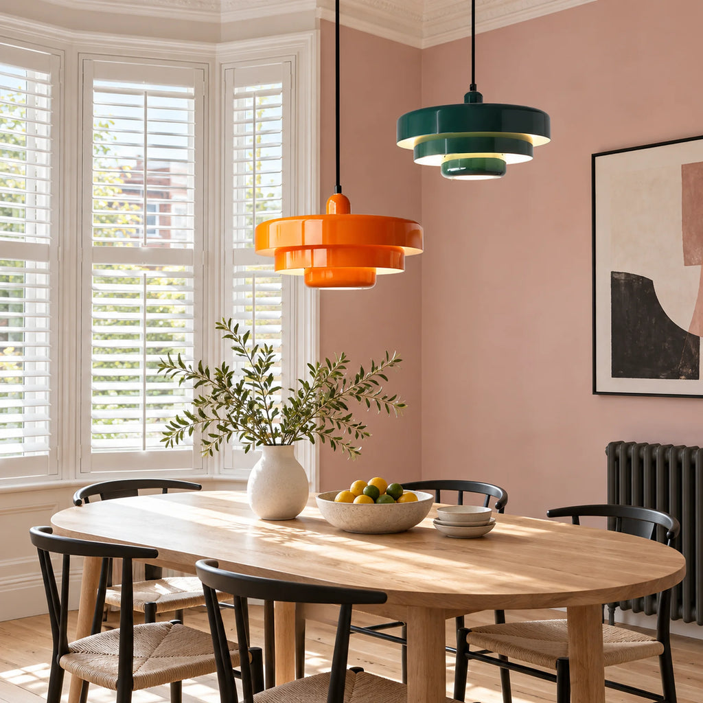 Bauhaus Tiered Metal Pendant Light Dorina