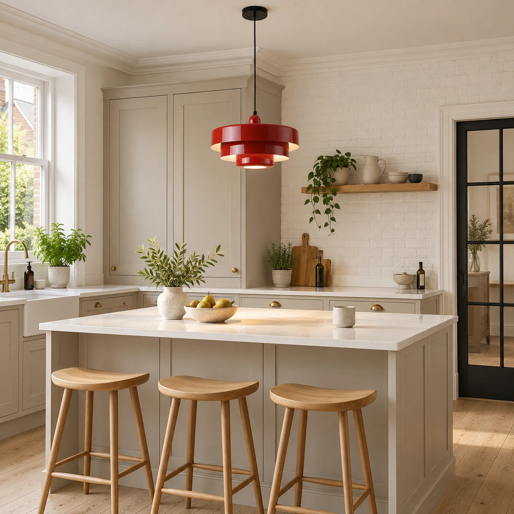 Bauhaus Tiered Metal Pendant Light Dorina