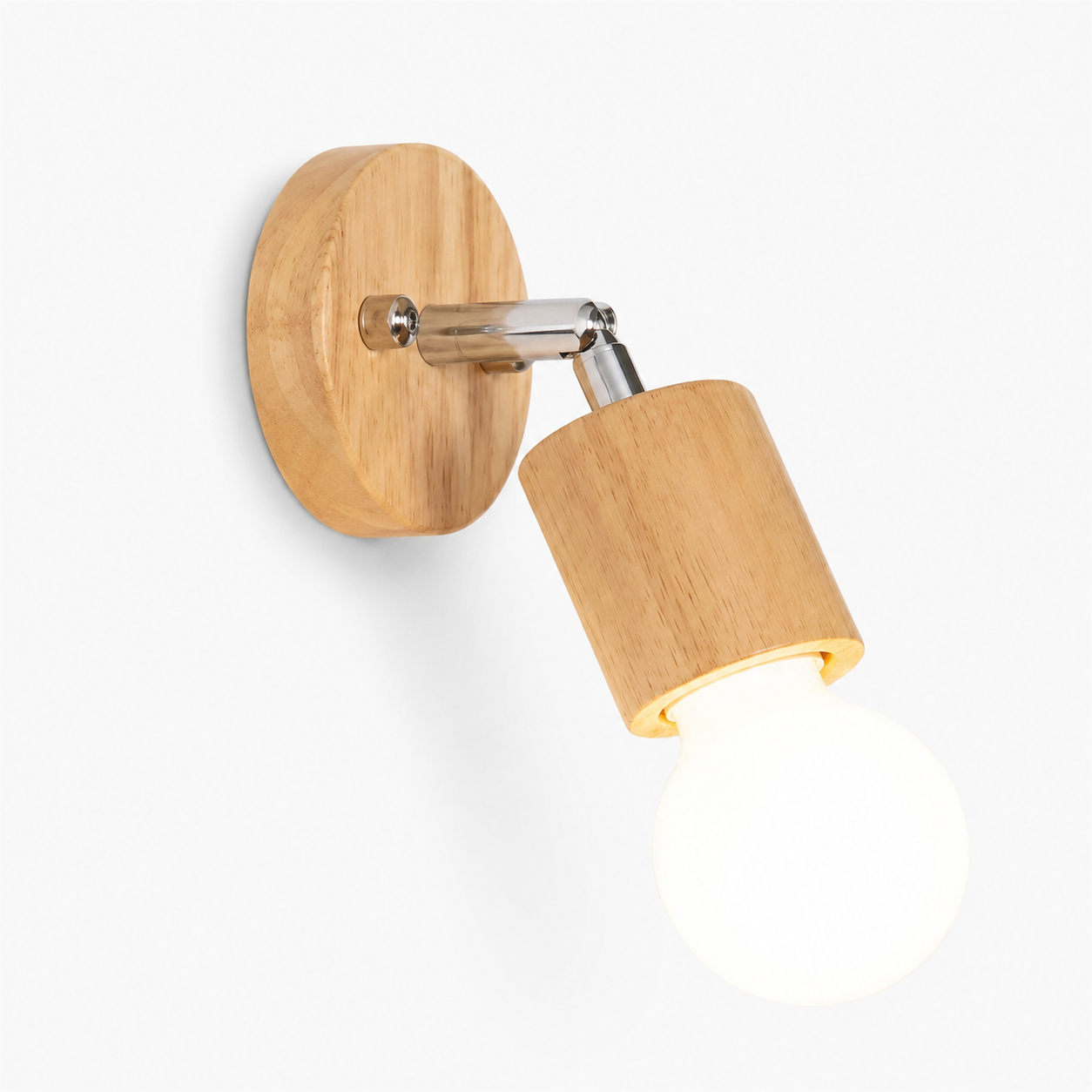 Nordic Wooden Rotating Ceiling Light Mara