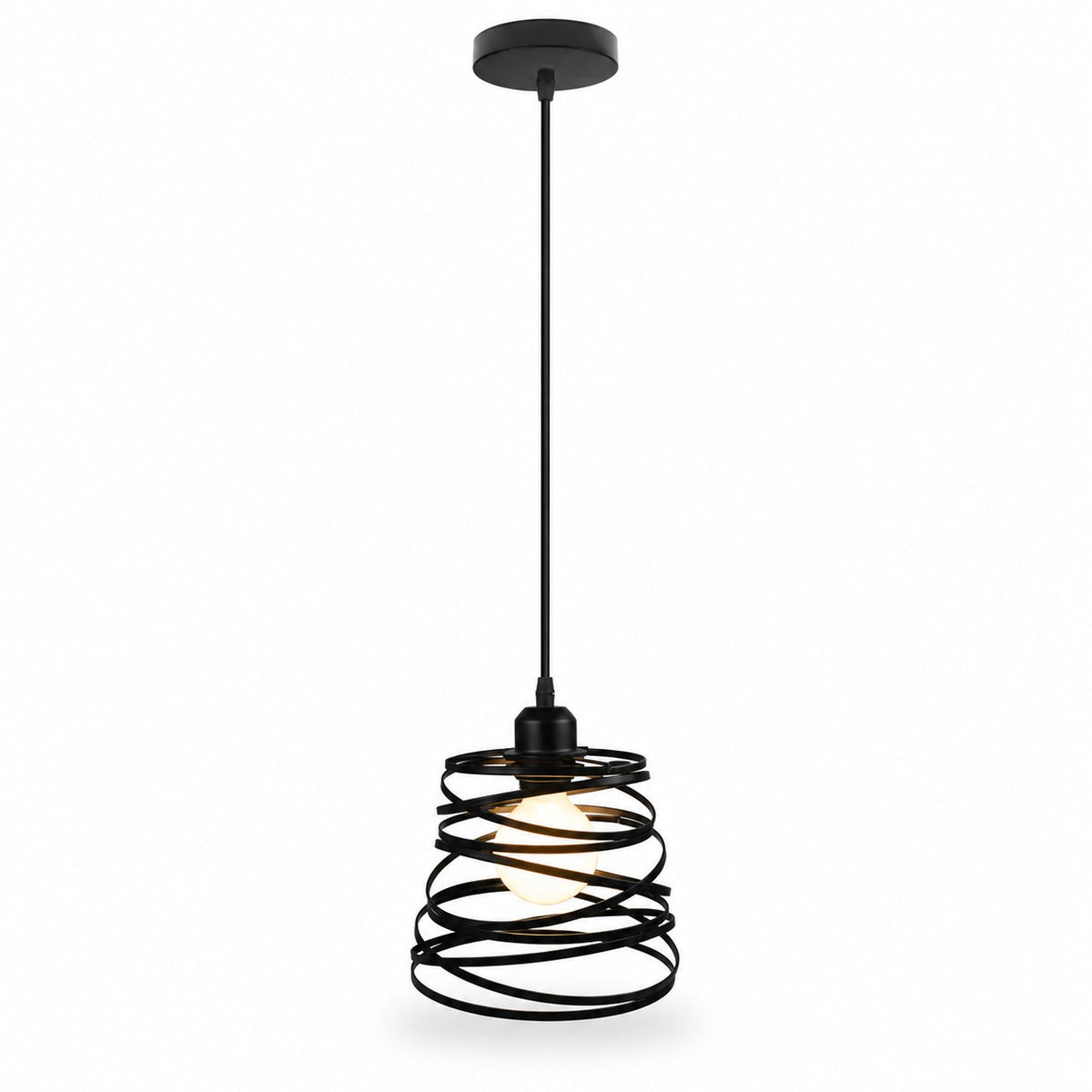 Spiral Metal Pendant Light Vela