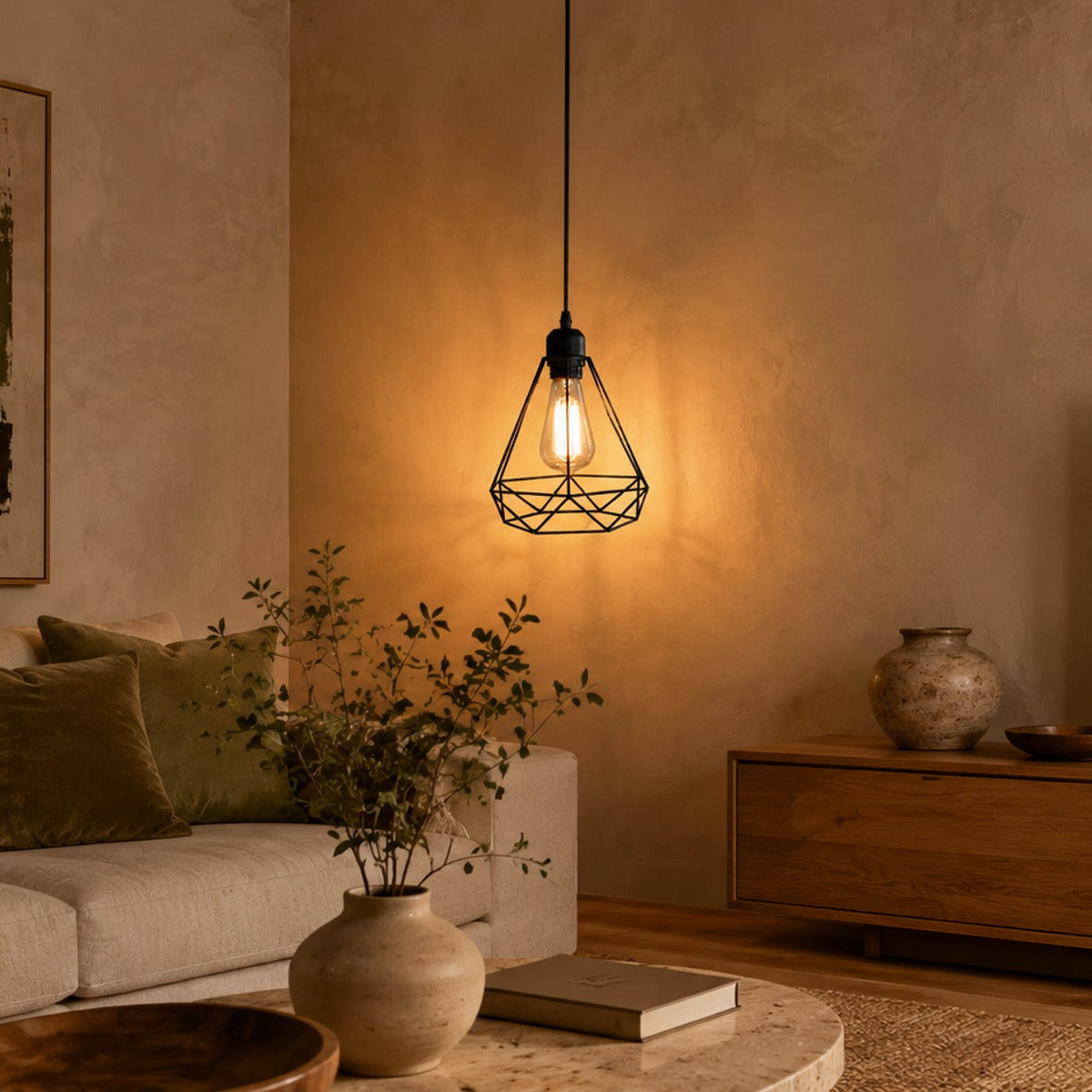 Vintage Iron Pendant Light Vero