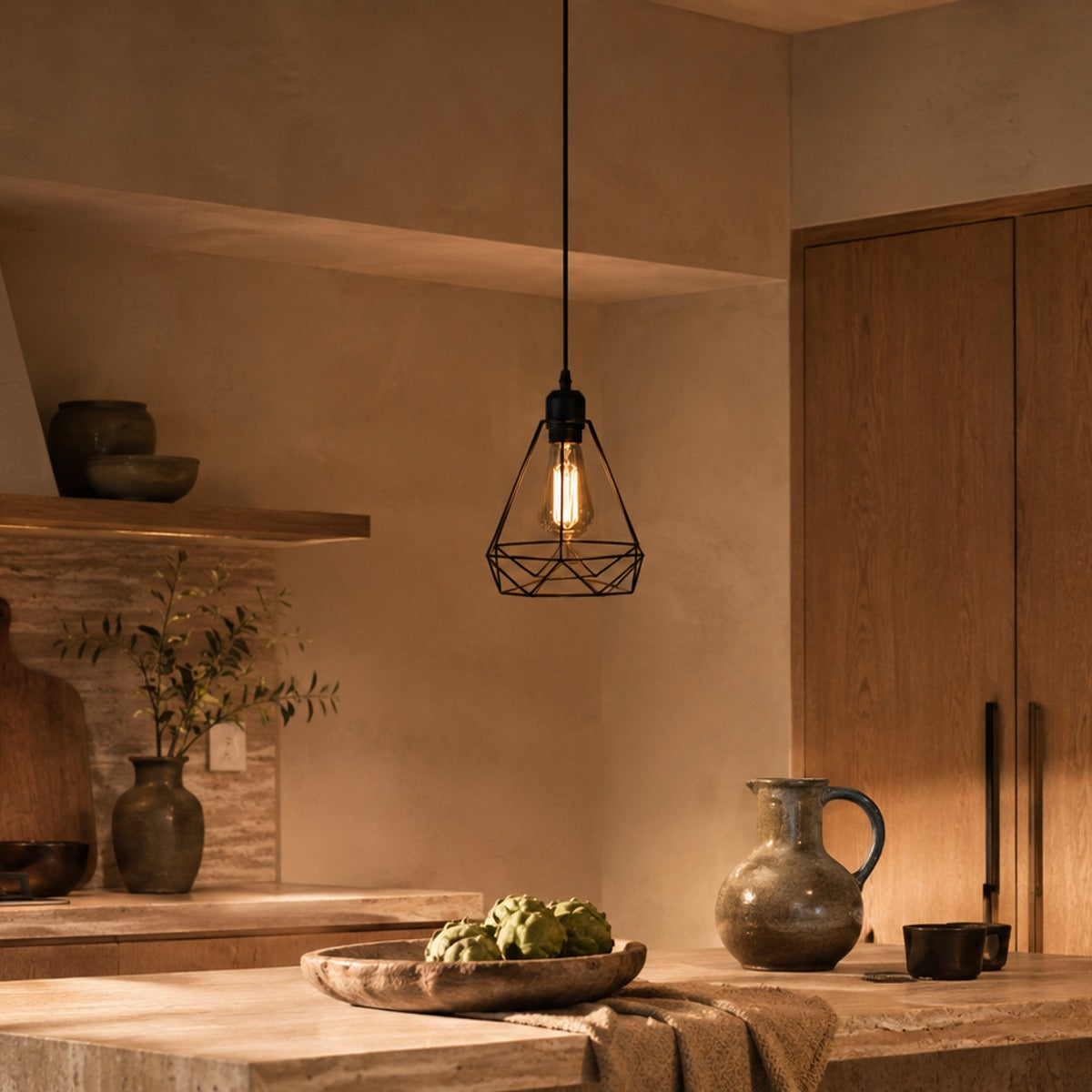 Vintage Iron Pendant Light Vero