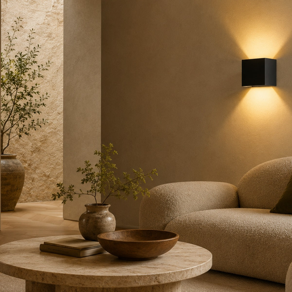 Square LED Wall Light Noro