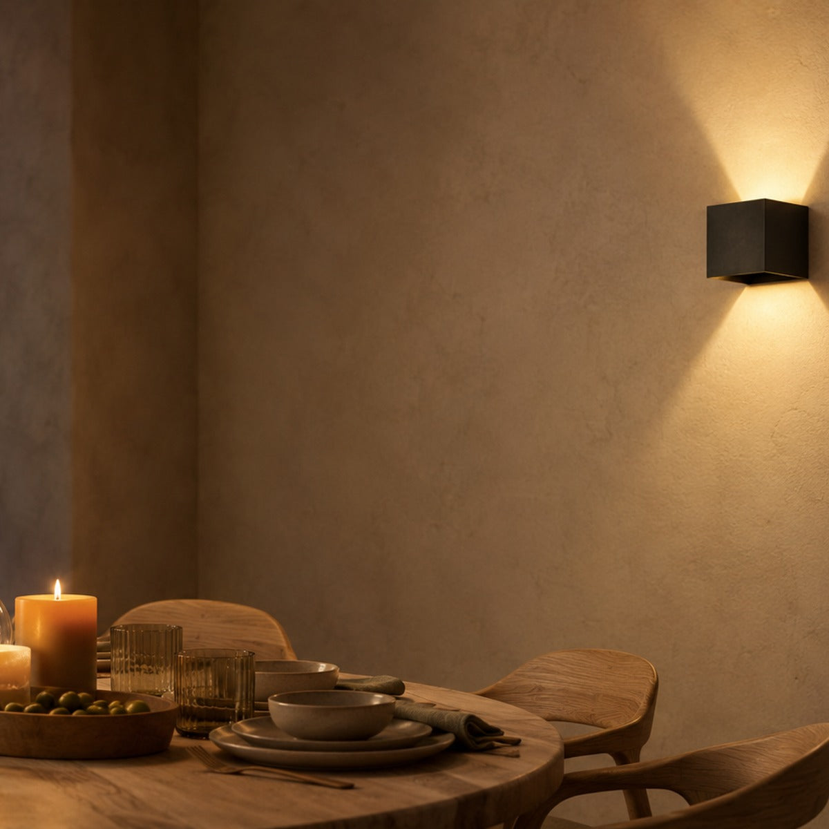 Square LED Wall Light Noro