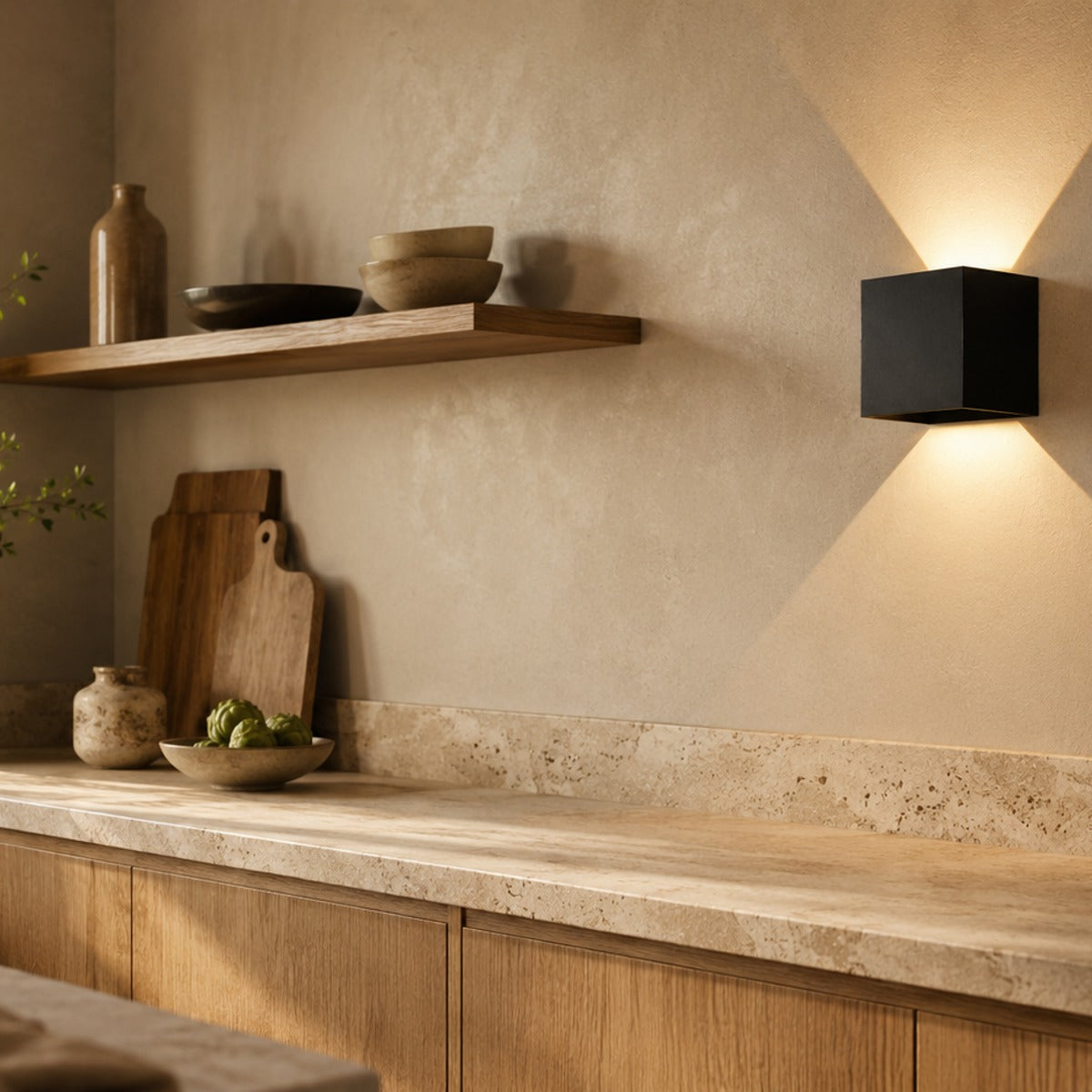 Square LED Wall Light Noro