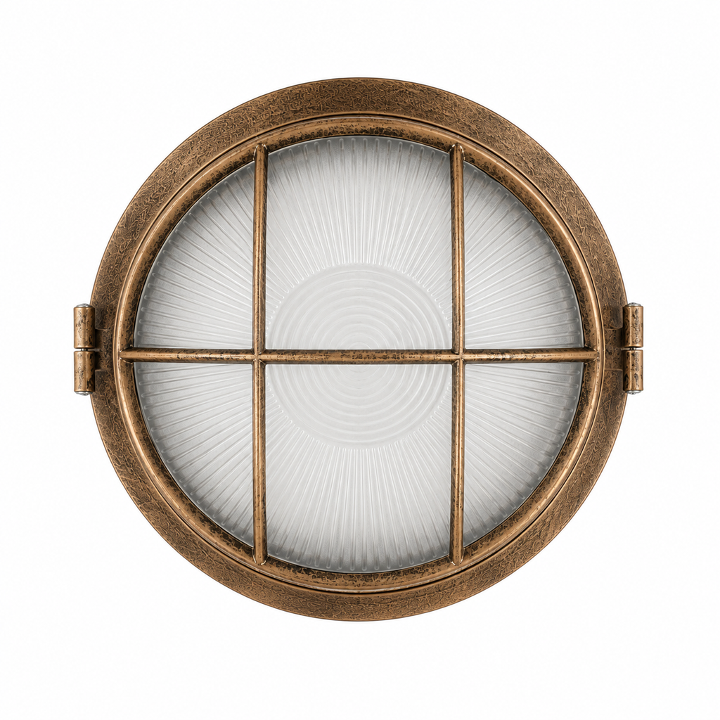 Vintage Cage Bulkhead Outdoor Light Orvena