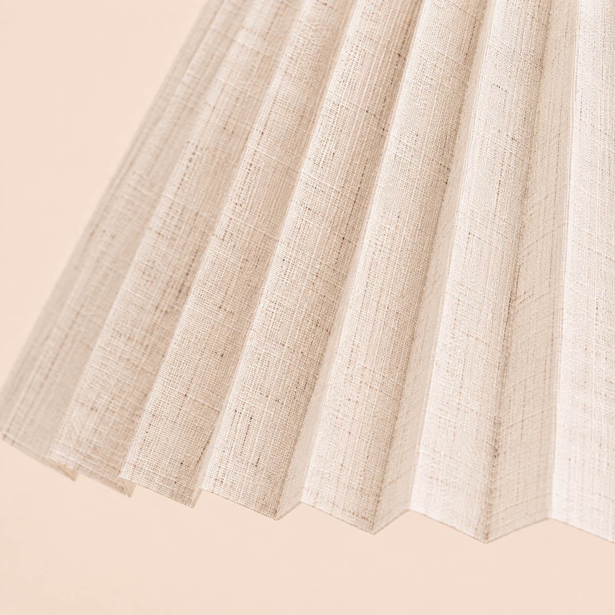 Walnut Pleated Table Lamp Liseron