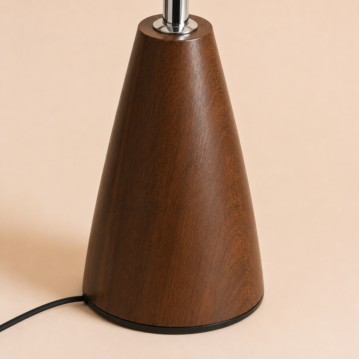 Walnut Pleated Table Lamp Liseron