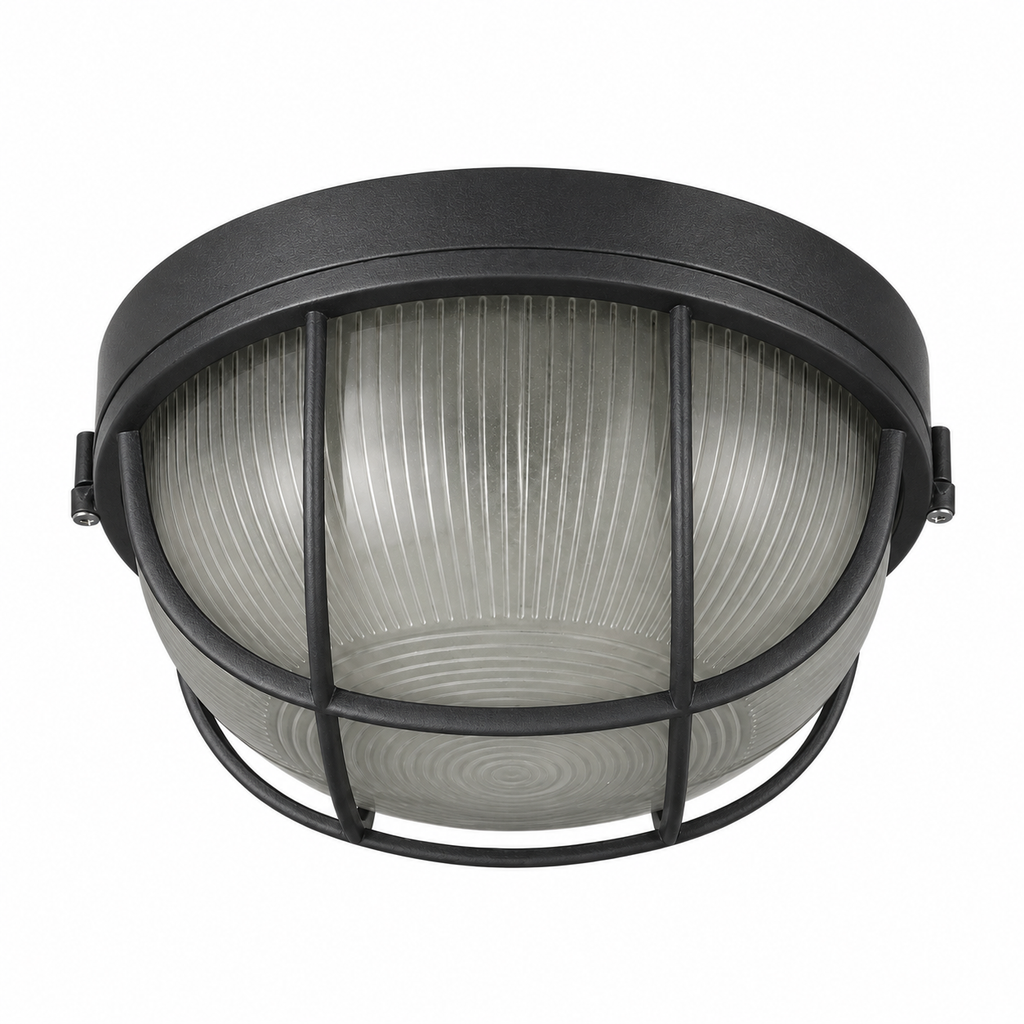 Vintage Cage Bulkhead Outdoor Light Orvena
