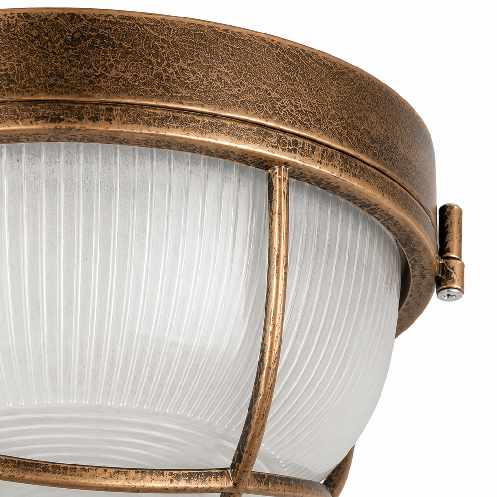 Vintage Cage Bulkhead Outdoor Light Orvena