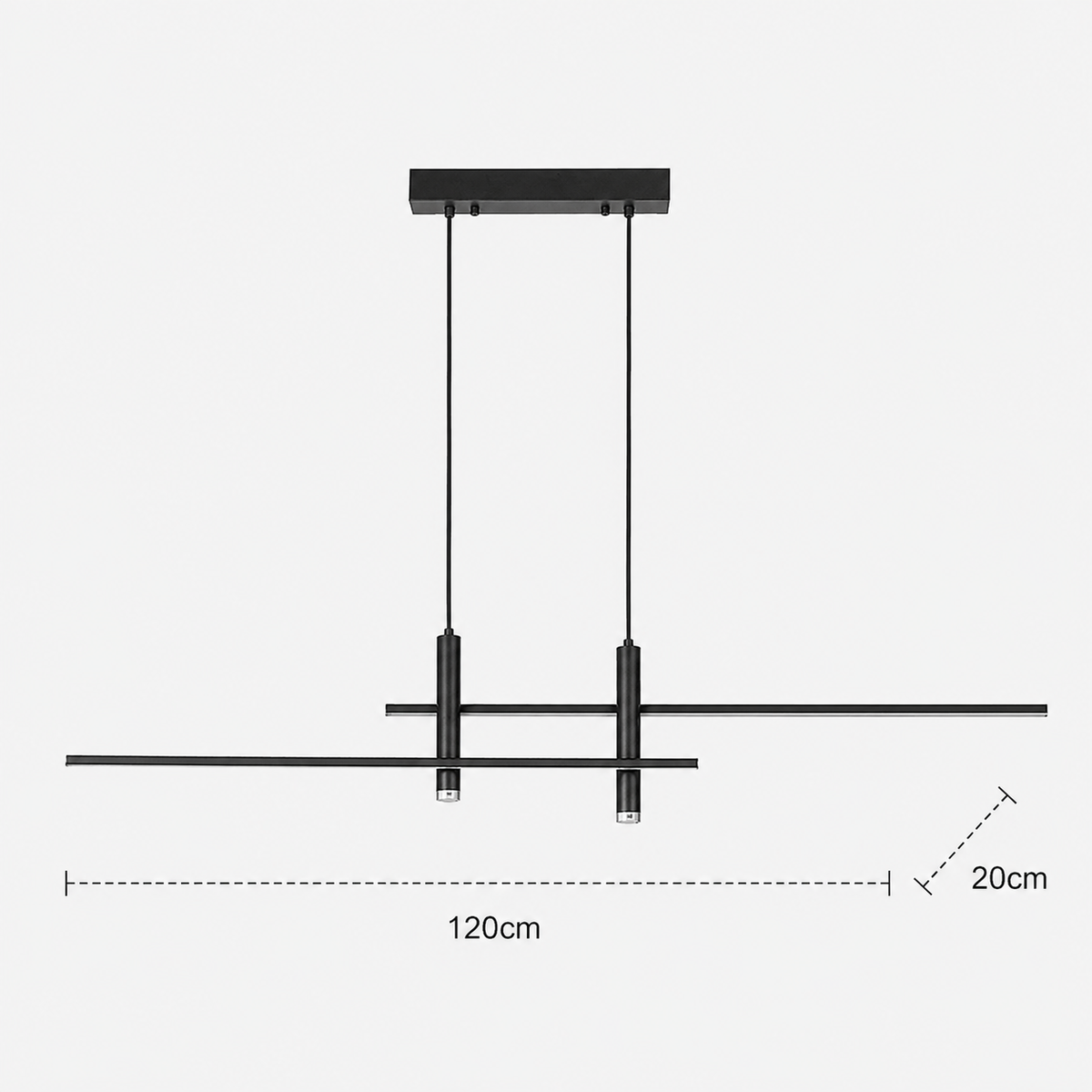 Linear LED Dining Pendant Light Lineva