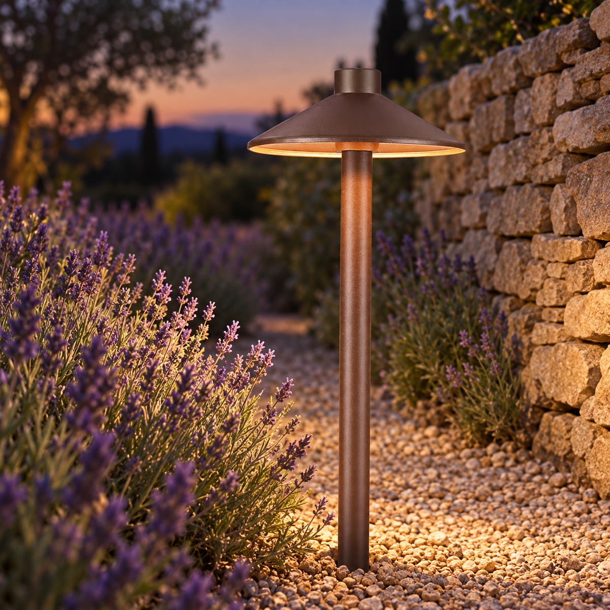 Mushroom Outdoor Path Bollard Light Solvana