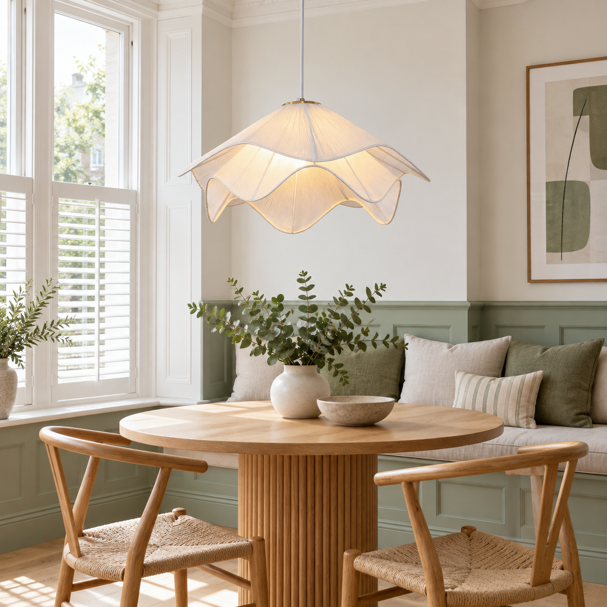 Wavy Petal Pendant Light Ondelle
