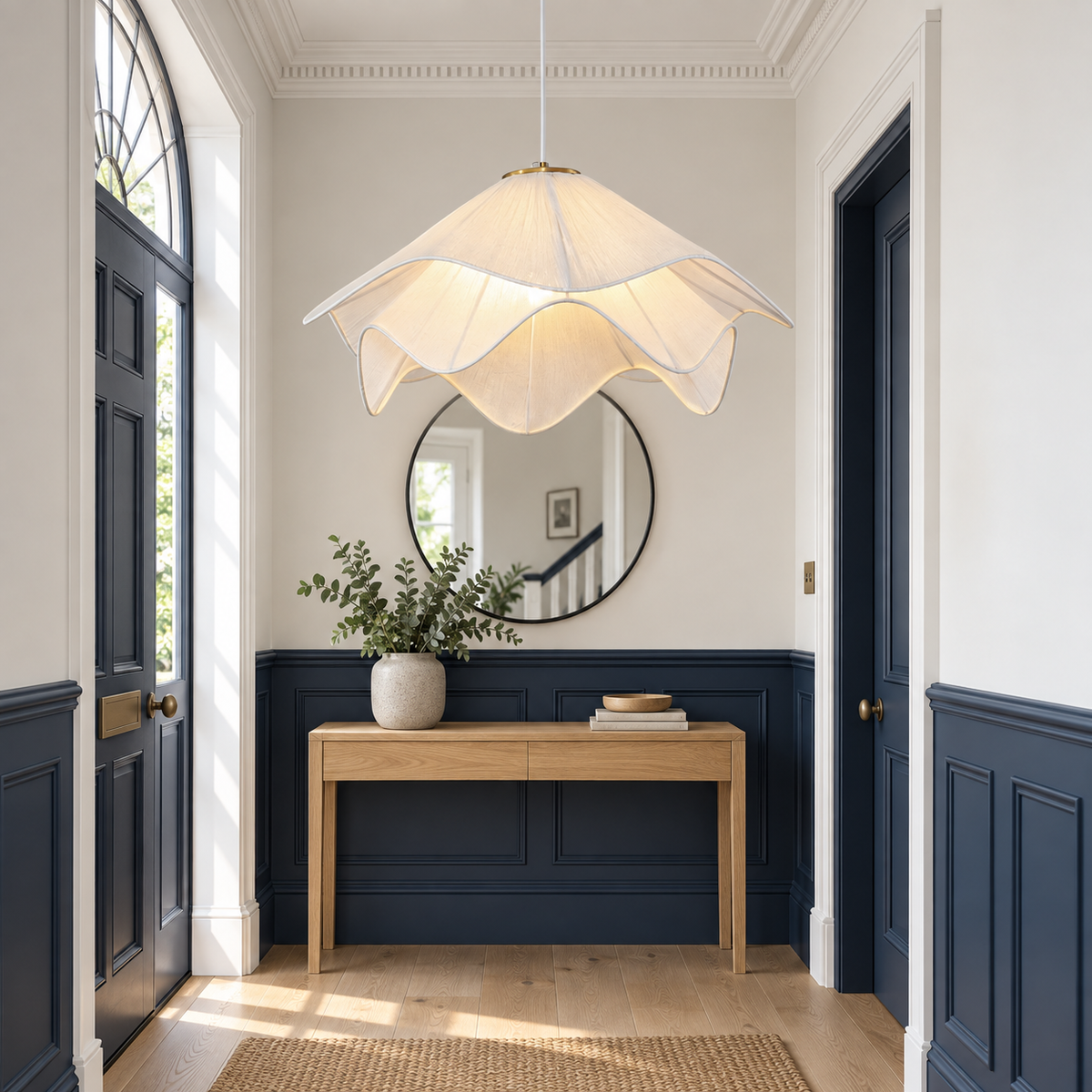 Wavy Petal Pendant Light Ondelle