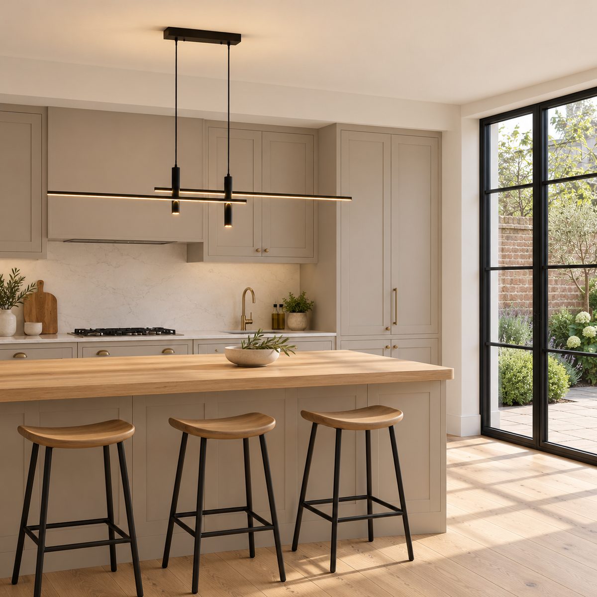 Linear LED Dining Pendant Light Lineva