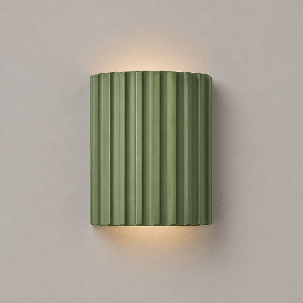 Modern Resin Wall Light Green, Fond neutre
