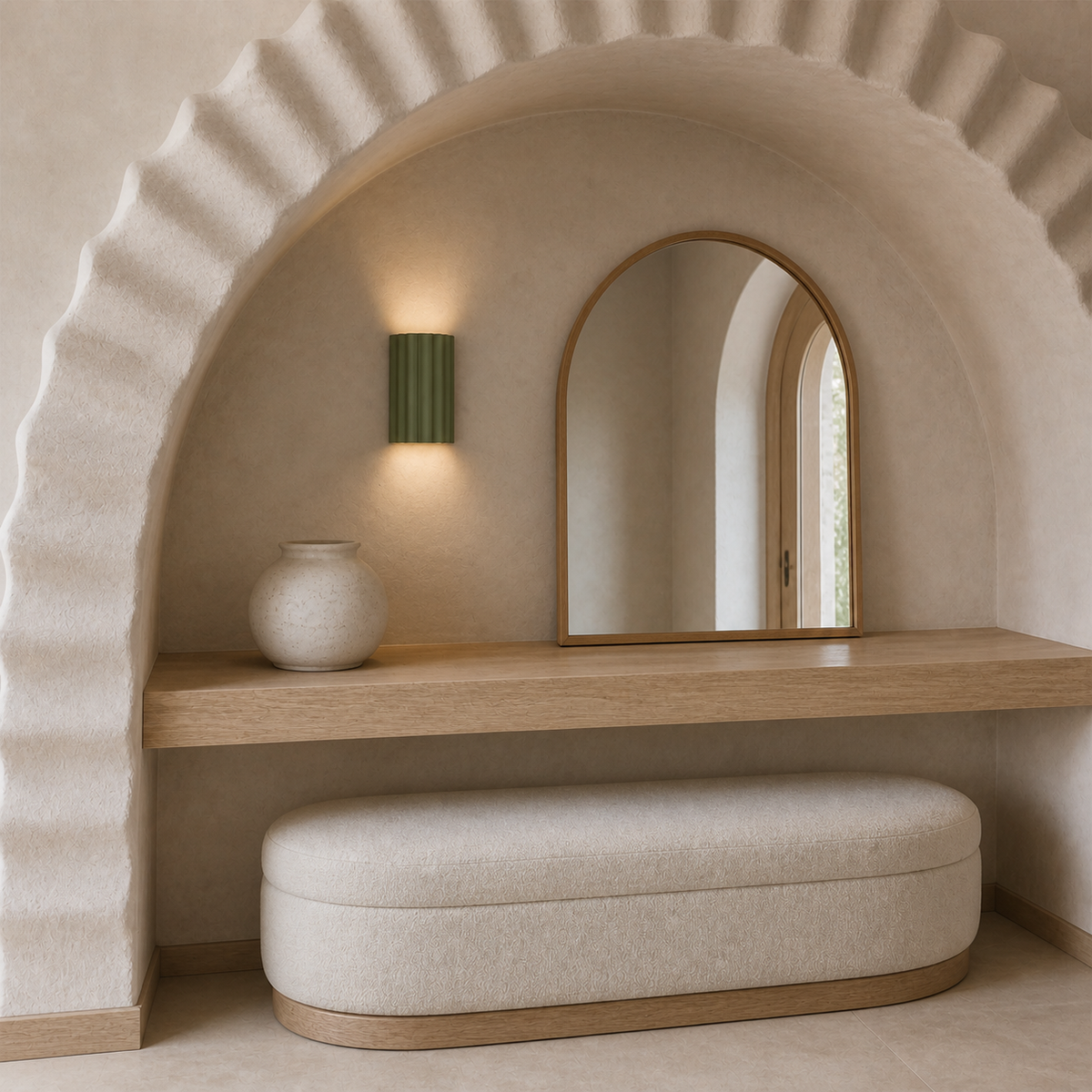 Callix Nordic Marble Wall Light, Mise en situation