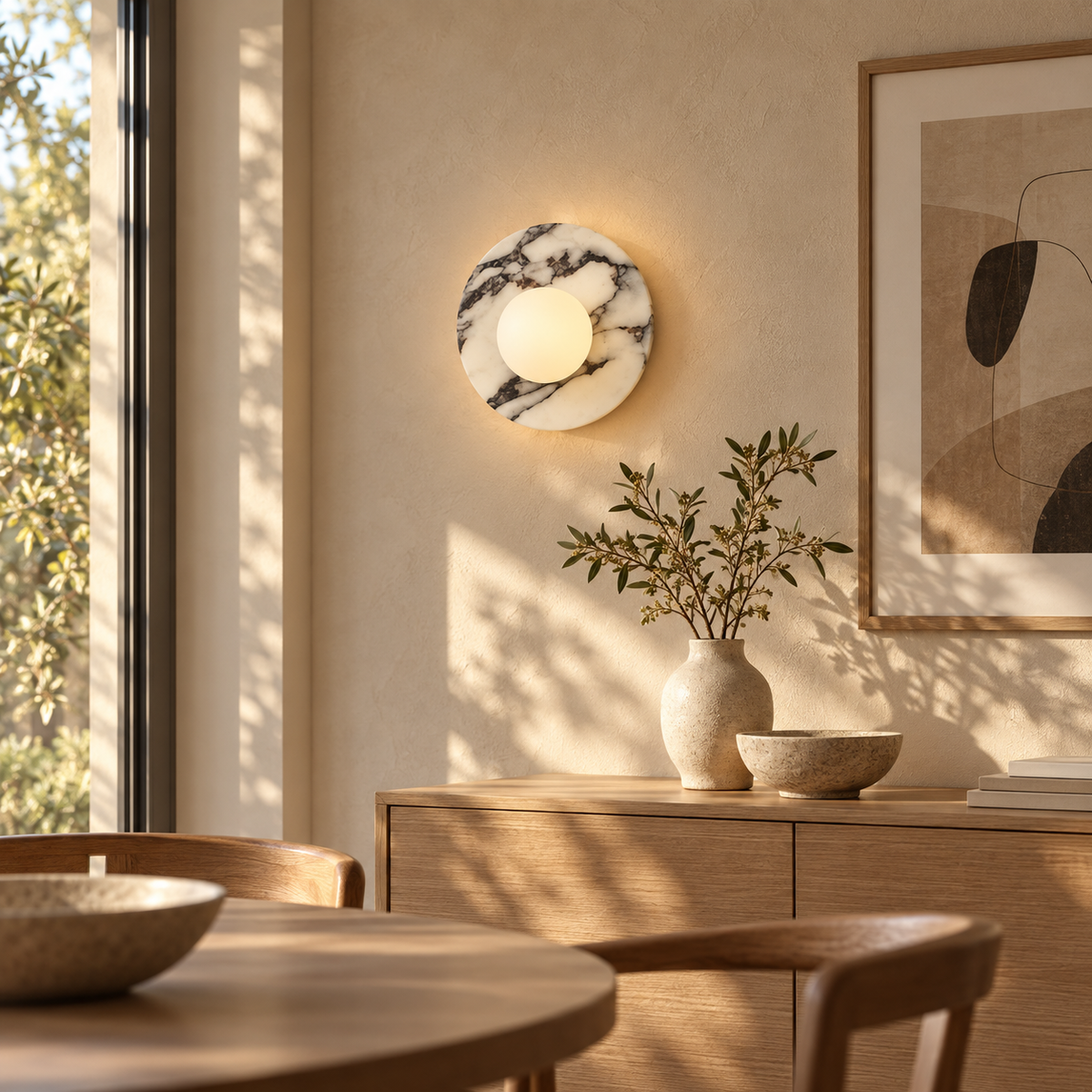 Callix Nordic Marble Wall Light, Mise en situation 061