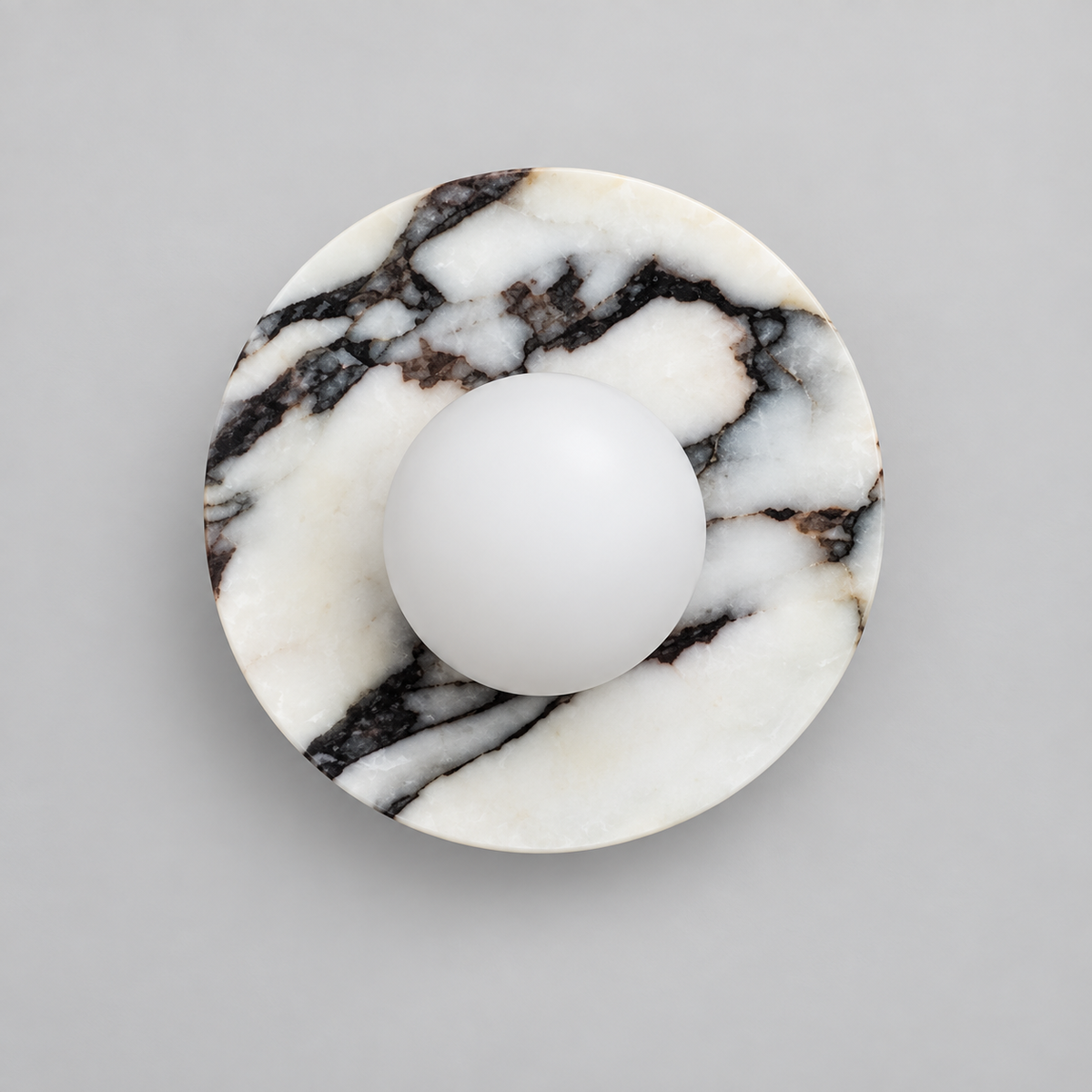 Callix Nordic Marble Wall Light 20cm, Fond neutre