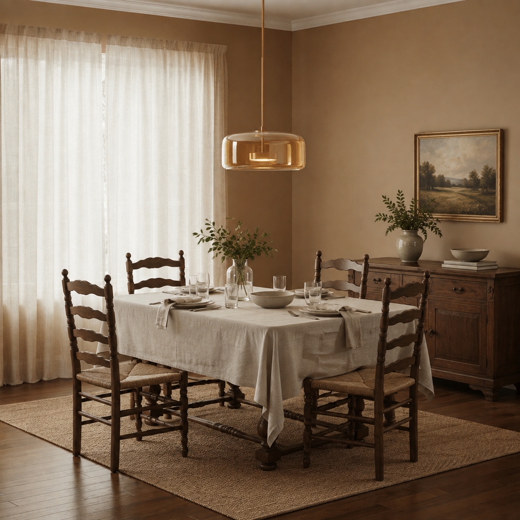 Smoked Glass Pendant Light Ostara, Cuisine, cognac