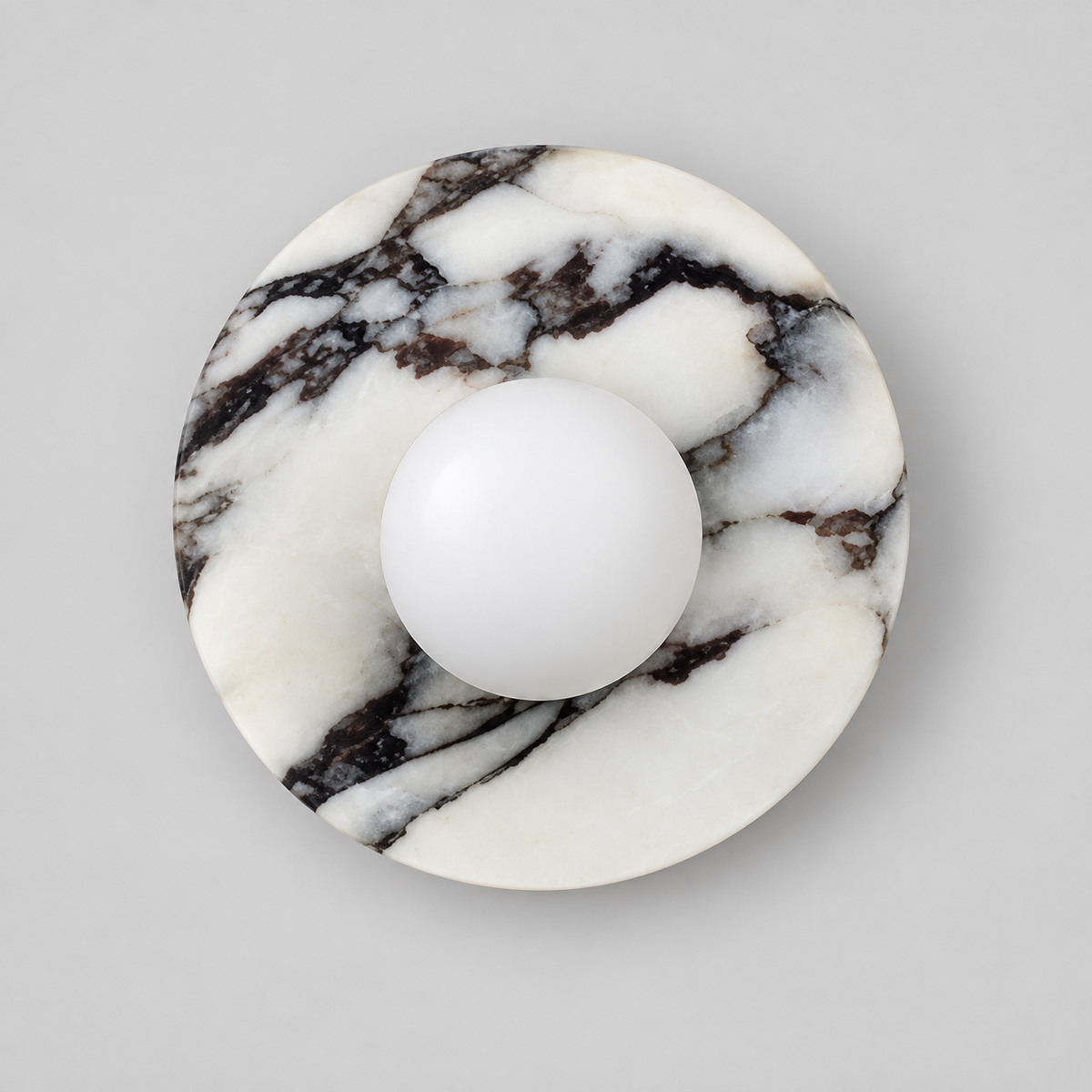 Callix Nordic Marble Wall Light 25cm, Fond neutre