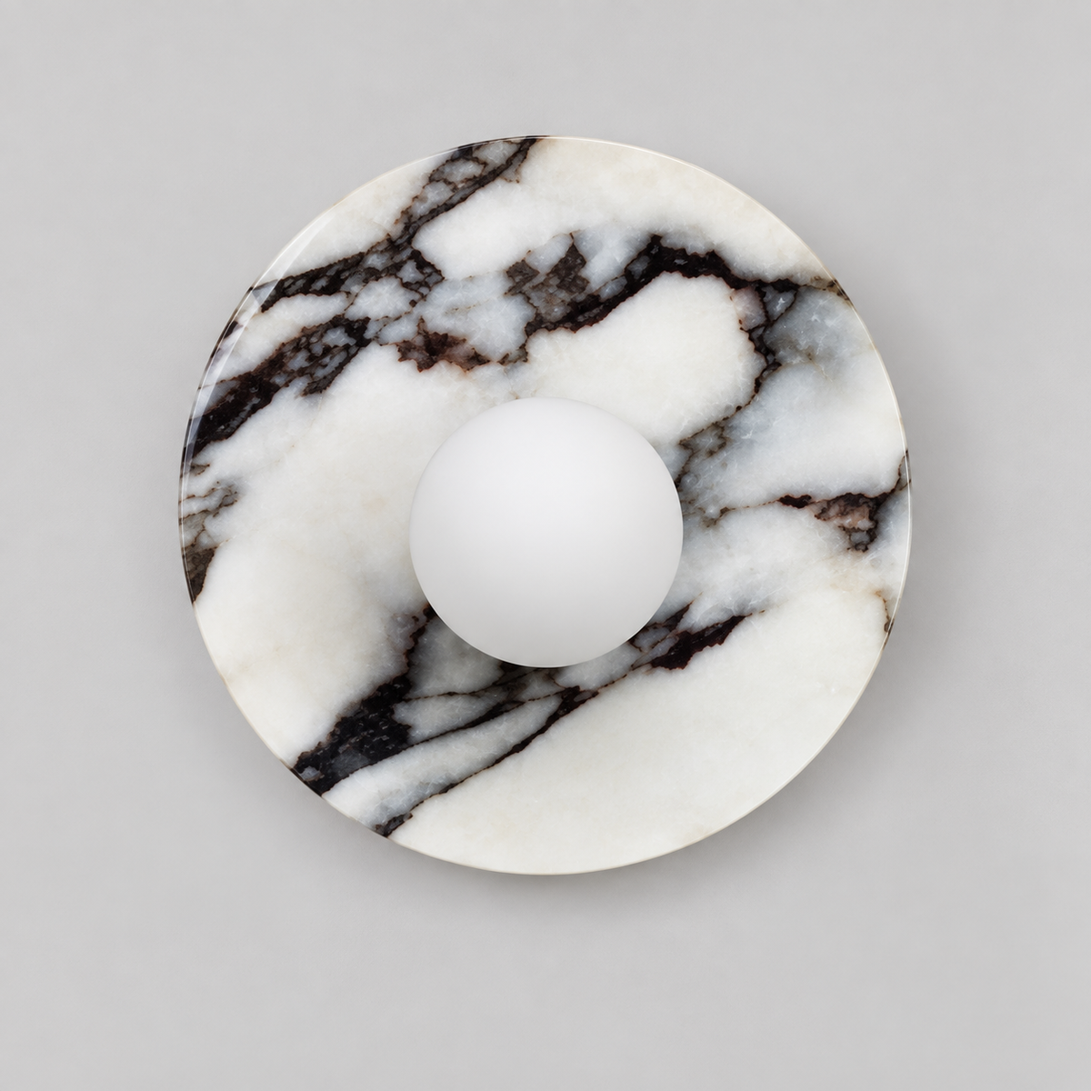 Callix Nordic Marble Wall Light 30cm, Fond neutre