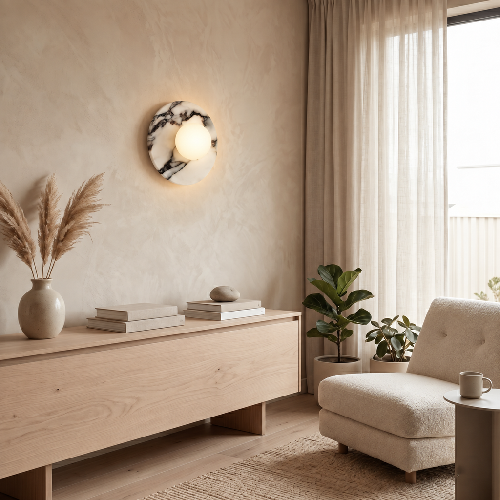 Callix Nordic Marble Wall Light, Mise en situation 008